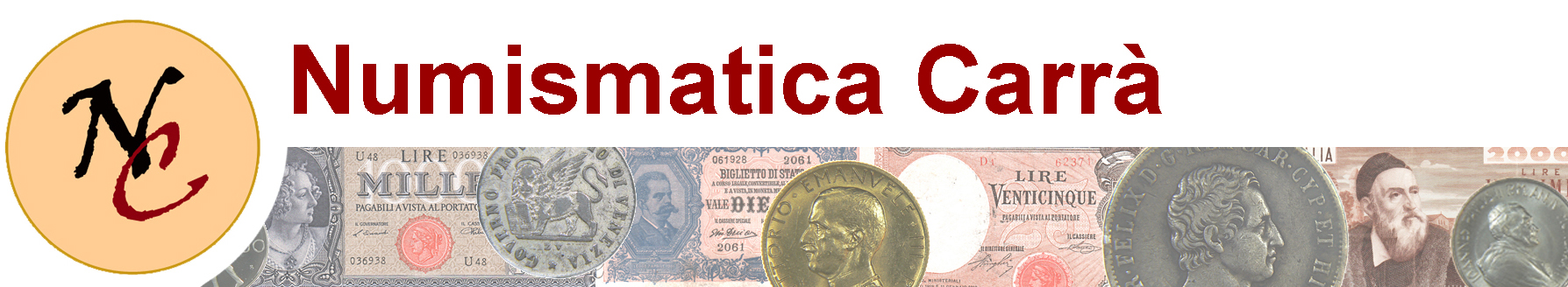 Header Numismatica Carra